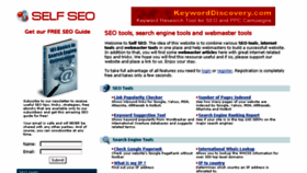 What Selfseo.com website looked like in 2014 (10 years ago)
