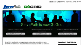 What Servepath.com website looked like in 2014 (10 years ago)