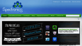 What Spectronics.com.au website looked like in 2014 (10 years ago)