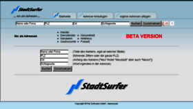 What Stadtsurfer.de website looked like in 2014 (10 years ago)