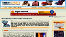What Scarves-stoles-suppliers.com website looked like in 2014 (10 years ago)