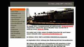 What Schnellenkamp-modellbau.de website looked like in 2014 (10 years ago)