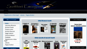 What Scrittoriemergenti.it website looked like in 2014 (10 years ago)