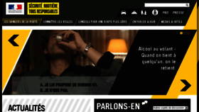 What Securiteroutiere.gouv.fr website looked like in 2014 (10 years ago)
