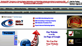 What Seo7services.com website looked like in 2014 (10 years ago)