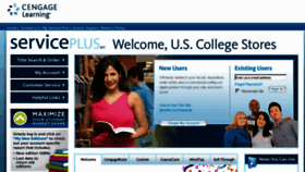 What Serviceplus.cengage.com website looked like in 2014 (10 years ago)
