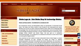 What Shisha-lager.de website looked like in 2014 (11 years ago)