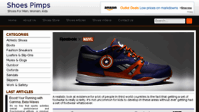 What Shoespimps.com website looked like in 2014 (10 years ago)