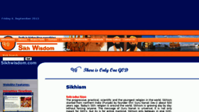 What Sikhwisdom.com website looked like in 2014 (10 years ago)