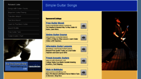 What Simpleguitarsongs.com website looked like in 2014 (10 years ago)