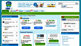 What Simplybestcoupons.co.uk website looked like in 2014 (10 years ago)
