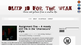 What Sleepisfortheweak.org.uk website looked like in 2014 (10 years ago)