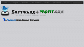 What Software4profit.com website looked like in 2014 (10 years ago)