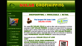 What Solardropshipping.com website looked like in 2014 (10 years ago)