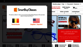 What Smartbuyglasses.be website looked like in 2014 (10 years ago)