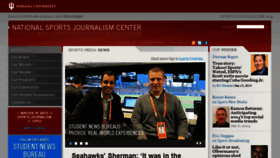 What Sportsjournalism.org website looked like in 2014 (10 years ago)