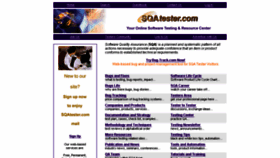What Sqatester.com website looked like in 2014 (10 years ago)