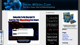 What Steve-wilkins.com website looked like in 2014 (10 years ago)