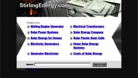 What Stirlingenergy.com website looked like in 2014 (10 years ago)