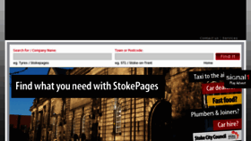 What Stokepages.co.uk website looked like in 2014 (10 years ago)