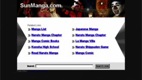 What Sunmanga.com website looked like in 2014 (10 years ago)