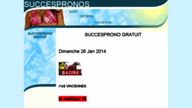 What Succespronos.onlc.fr website looked like in 2014 (10 years ago)