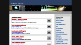 What Streamserver.com website looked like in 2014 (10 years ago)