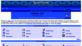 What Spamlinks.net website looked like in 2014 (10 years ago)