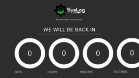 What Syslogsystems.com website looked like in 2014 (10 years ago)