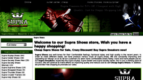 What Shoessupra.com website looked like in 2011 (13 years ago)