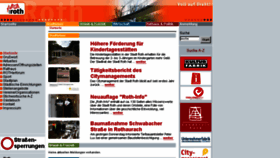 What Stadt-roth.de website looked like in 2014 (10 years ago)