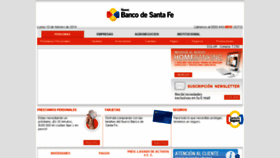 What Santafeempresas.bsf.com.ar website looked like in 2014 (10 years ago)