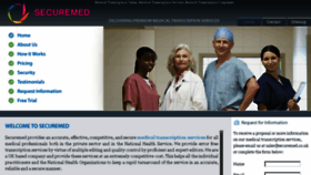 What Securemed.co.uk website looked like in 2014 (10 years ago)