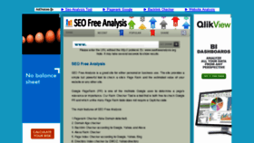 What Seofreeanalysis.org website looked like in 2014 (10 years ago)