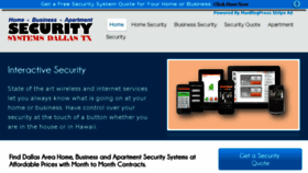What Securitysystemsdallastx.com website looked like in 2014 (10 years ago)