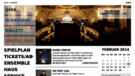 What Salzburger-landestheater.at website looked like in 2014 (10 years ago)