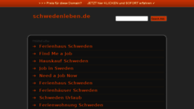 What Schwedenleben.de website looked like in 2014 (10 years ago)