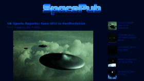 What Spacepub.com website looked like in 2014 (10 years ago)