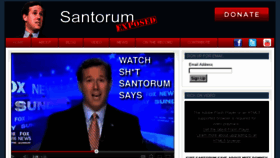 What Santorumexposed.com website looked like in 2014 (10 years ago)