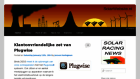 What Solarwebsite.nl website looked like in 2014 (10 years ago)