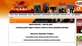 What Sports-elements.com website looked like in 2014 (10 years ago)