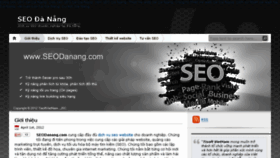 What Seodanang.com website looked like in 2014 (10 years ago)