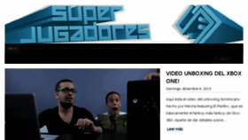 What Superjugadores.net website looked like in 2014 (10 years ago)