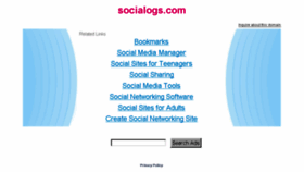 What Socialogs.com website looked like in 2014 (10 years ago)