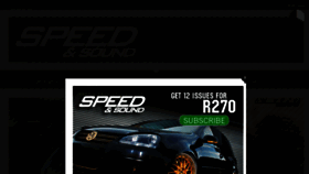 What Speednsound.co.za website looked like in 2014 (10 years ago)