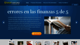 What Saludfinanciera.cl website looked like in 2014 (10 years ago)
