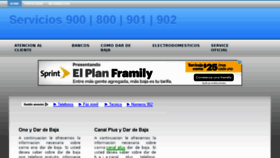 What Servicios900.es website looked like in 2014 (10 years ago)