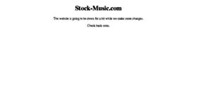 What Stock-music.com website looked like in 2014 (10 years ago)