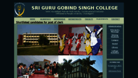 What Sggscollege.ac.in website looked like in 2014 (10 years ago)