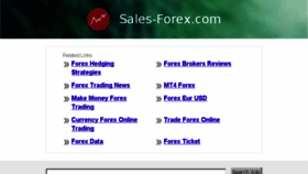 What Sales-forex.com website looked like in 2014 (10 years ago)